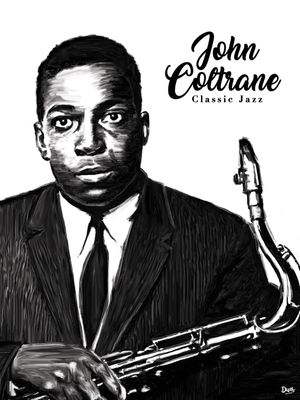 PINTURA DIGITAL JOHN COLTRANE