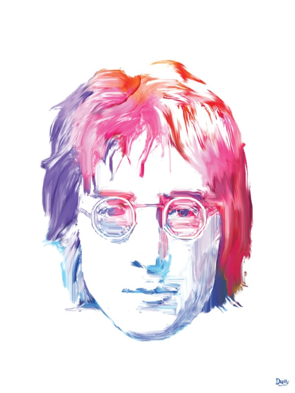 PINTURA DIGITAL JOHN LENNON