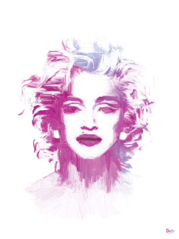 PINTURA DIGITAL MADONNA