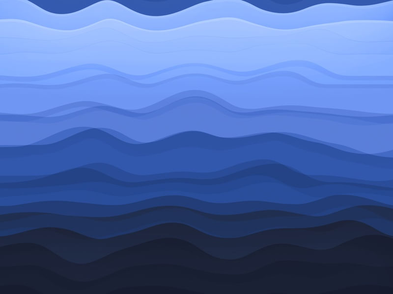 FUNNY WAVES BLUE