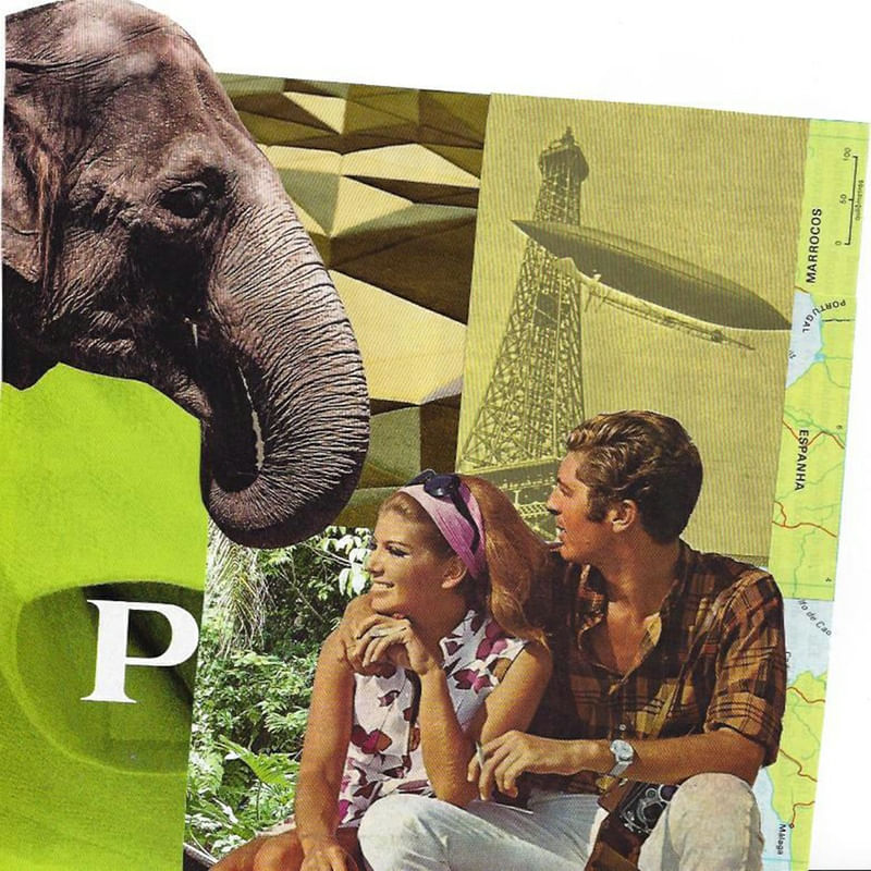 VINTAGE COM ELEFANTE