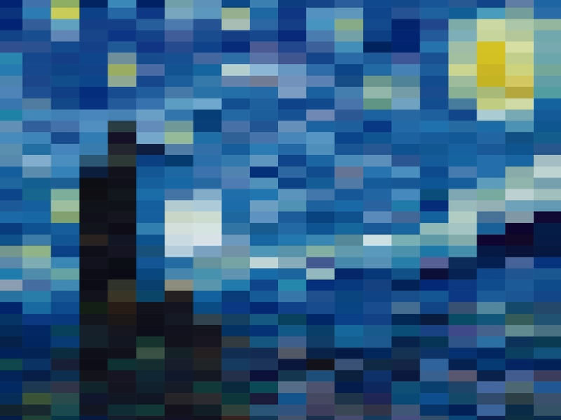 NOITE ESTRELADA MOSAICO