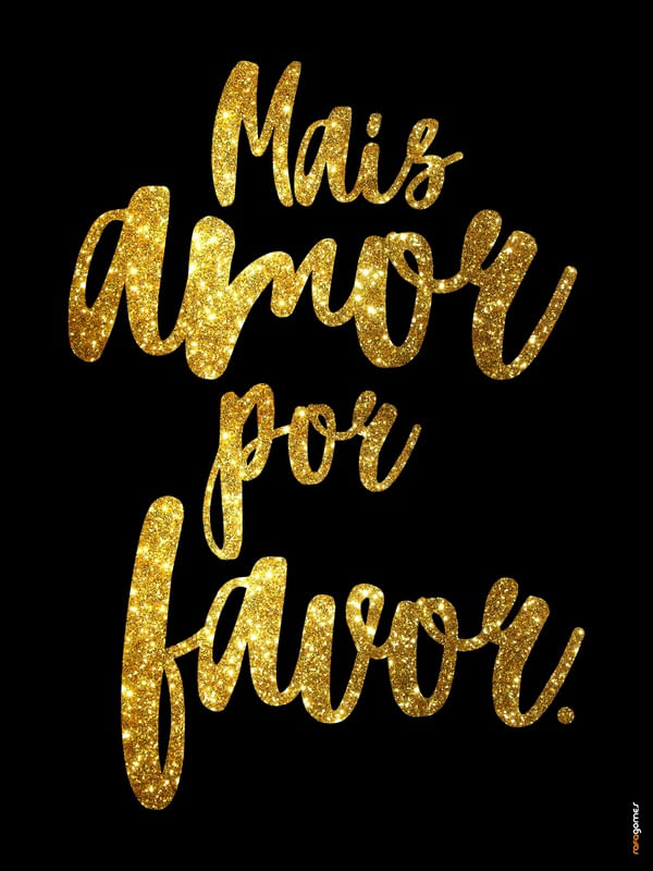 MAIS AMOR POR FAVOR RG