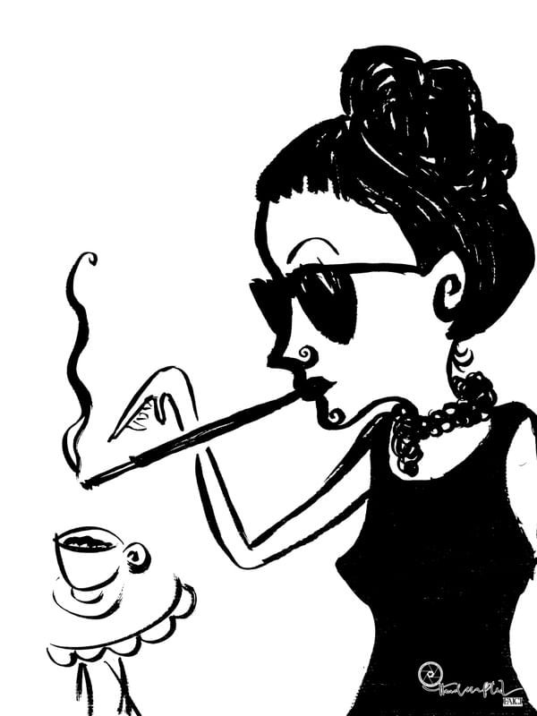 AUDREY HEPBURN COFFEELOOK