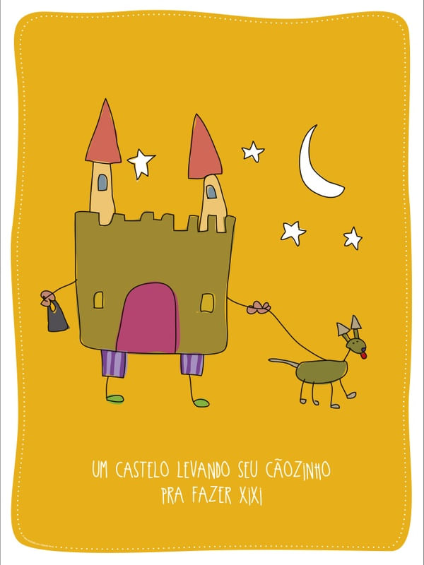 CASTELO PASEANDO SEU CACHORRINHO