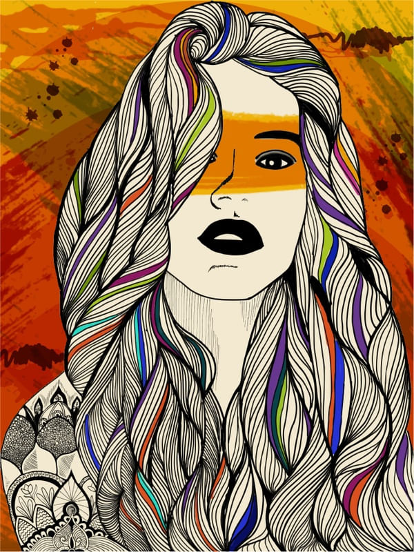 MENINA TATUADA