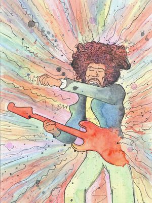 HENDRIX AQUARELADO