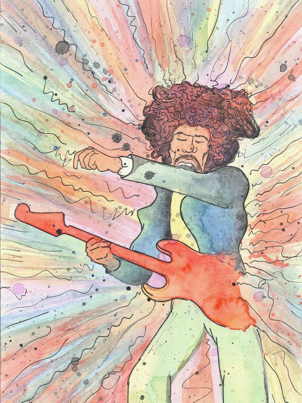 HENDRIX AQUARELADO