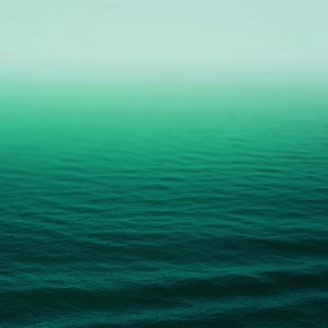 DEEP AQUA GREEN WAVES