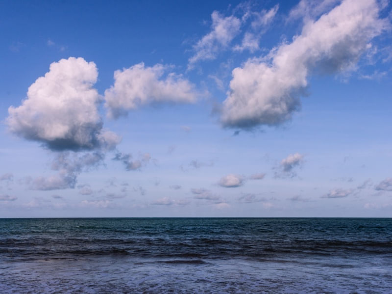 CLOUDS OVER THE SEA