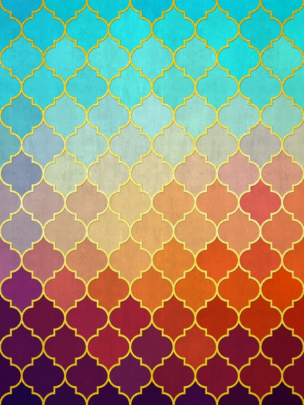MOSAICO COM PÔR DE SOL
