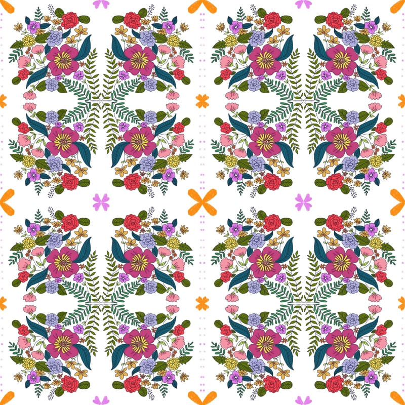 AZULEJO FLOR E COR