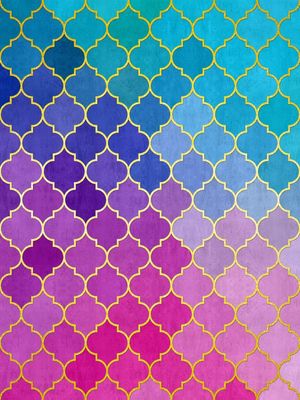 MOSAICO ROSA E AZUL