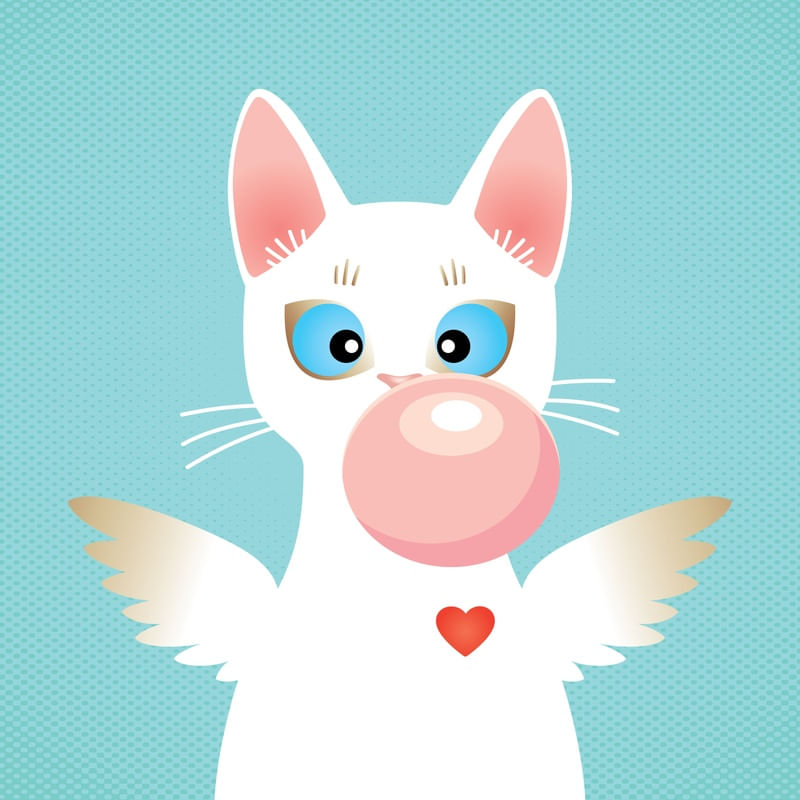 BUBBLE GUM CAT