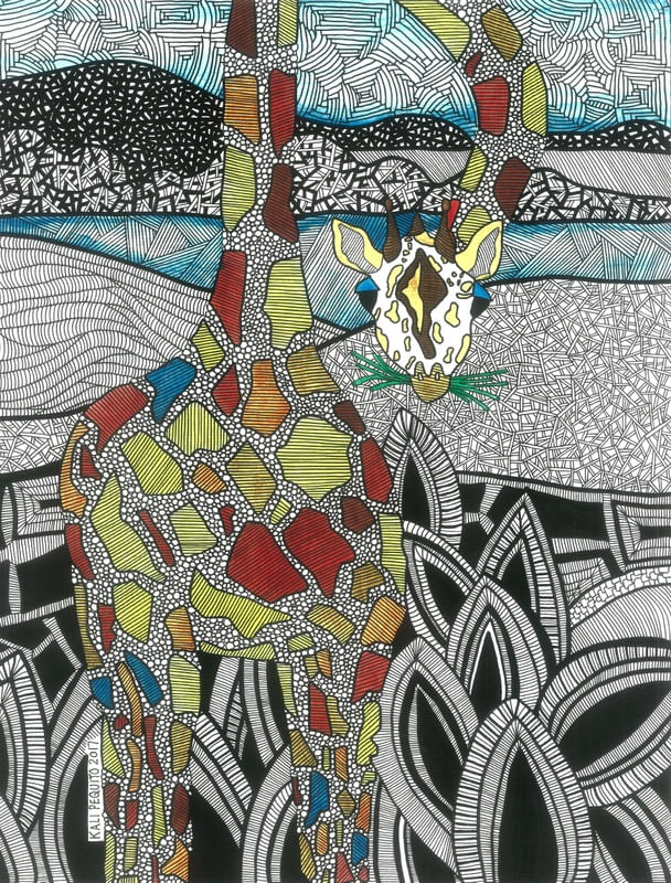 GIRAFA FELIZ