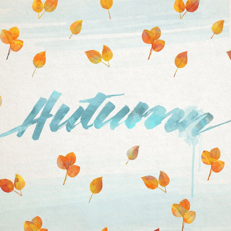 WATERCOLOR AUTUMN (QUADRADO)