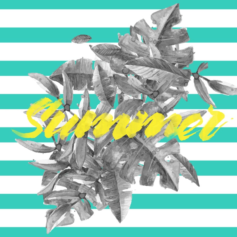 WATERCOLOR SUMMER (QUADRADO)