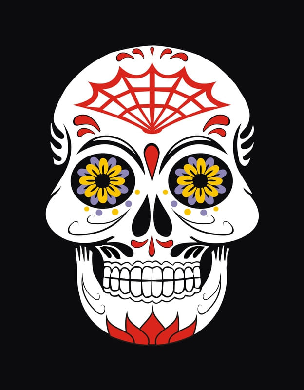 SKULL DIA DOS MORTOS II