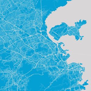 RIO DE JANEIRO TRAFFIC MAP BLUE