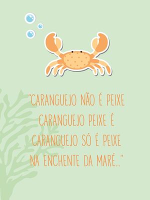 CARANGUEJO NÃO É PEIXE