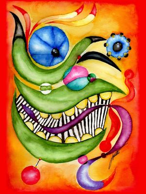 MASK WATERCOLOR 3
