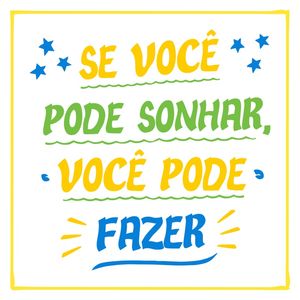 CARTAZ VERNACULAR BRASILEIRO - SONHAR
