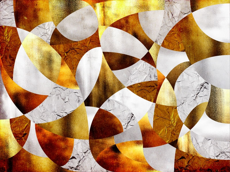 CURVES - SILVER AND GOLD