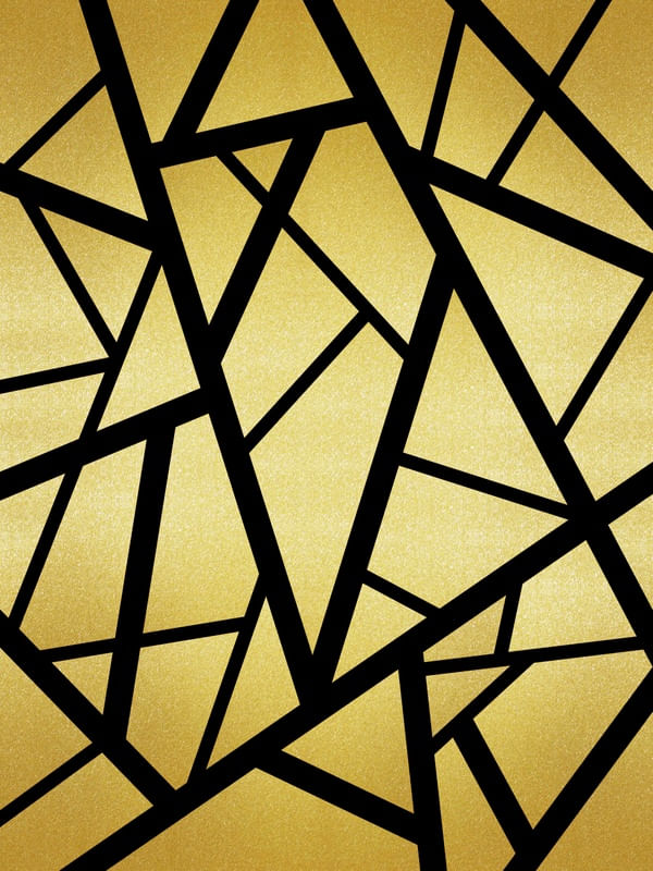 PADRÃO NEGRO E DOURADO