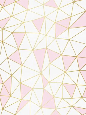PADRÃO BRANCO DOURADO E ROSA