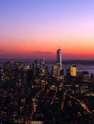 MANHATTAN PURPLE SUNSET 2
