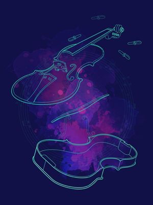VIOLINO EM LINHAS