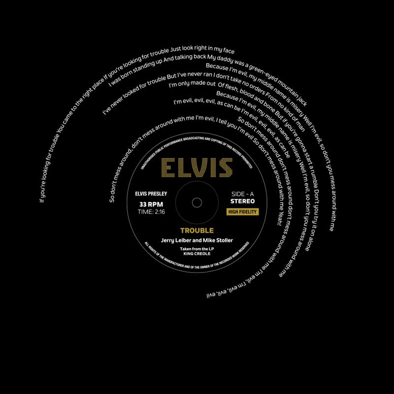 SINGLE ELVIS PRESLEY