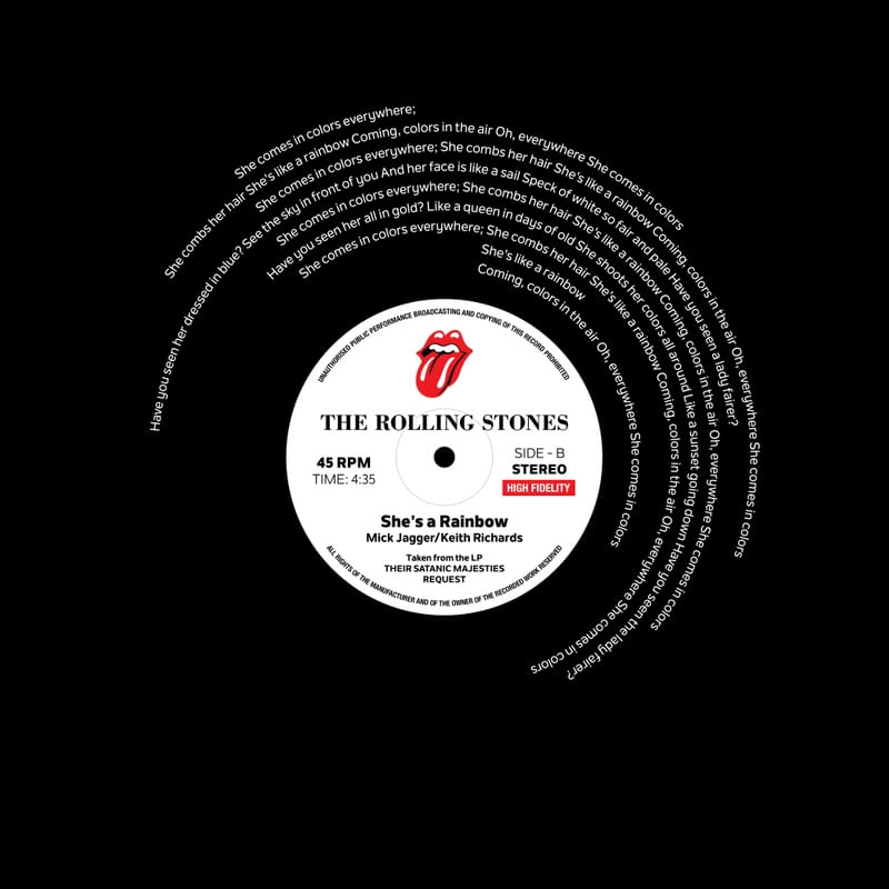 SINGLE THE ROLLING STONES