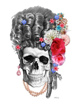 MARIE ANTOINETTE SKULL