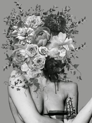 LADY BLACK AND WHITE
