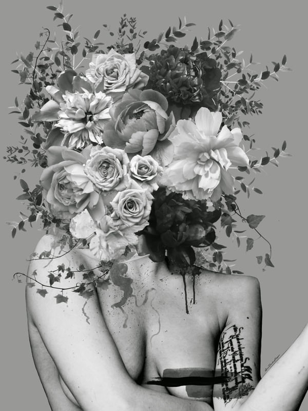 LADY BLACK AND WHITE