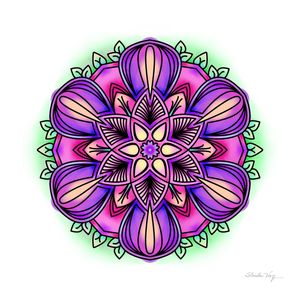 MANDALA GARDÊNIA LILÁS