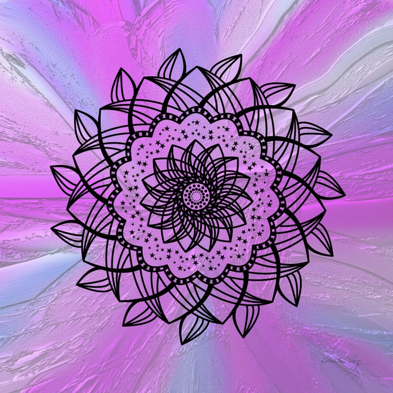 MANDALA ESPATULADA LILÁS