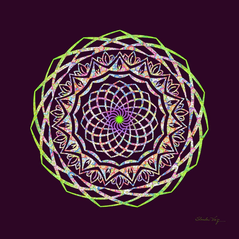 MANDALA MIL FLORES