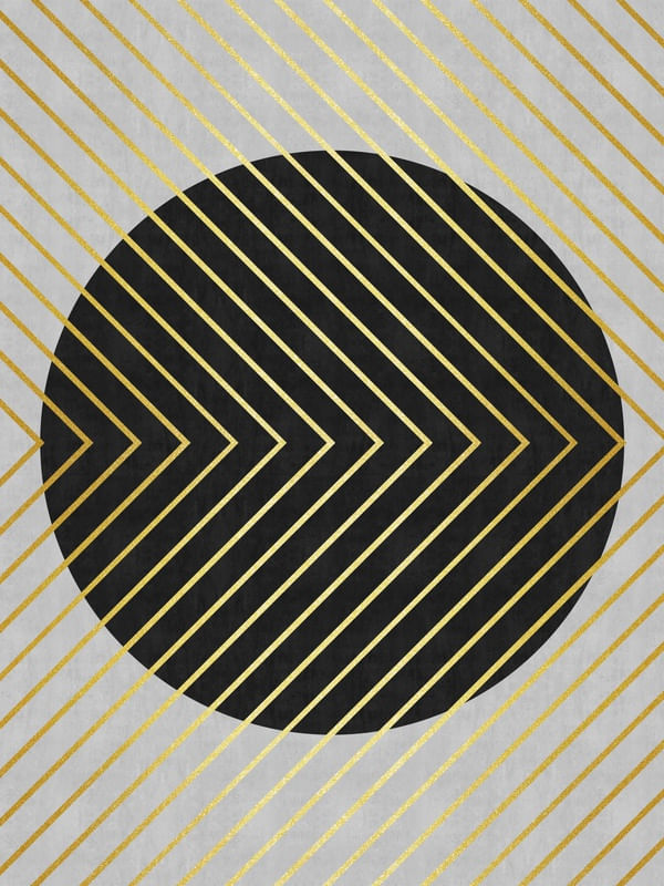 MINIMALISTA E DOURADO