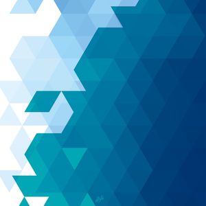 GEOMETRIC BLUE BEACH