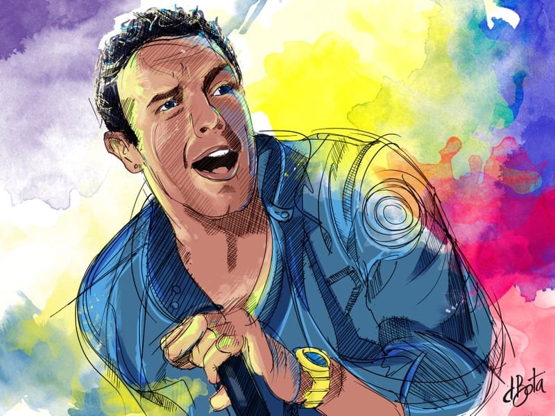 COLDPLAY - CHRIS MARTIN