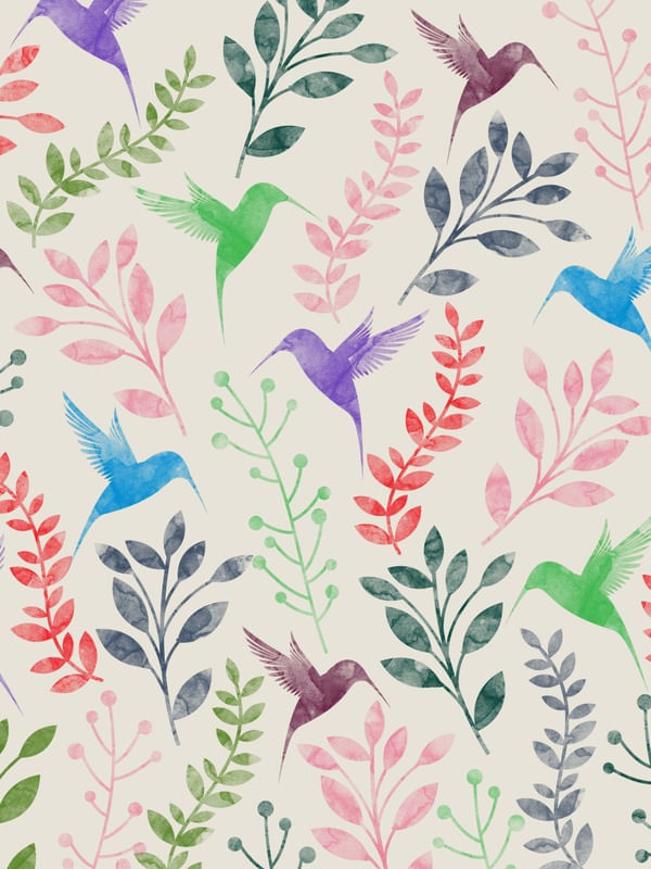 FLORAL AND BIRD