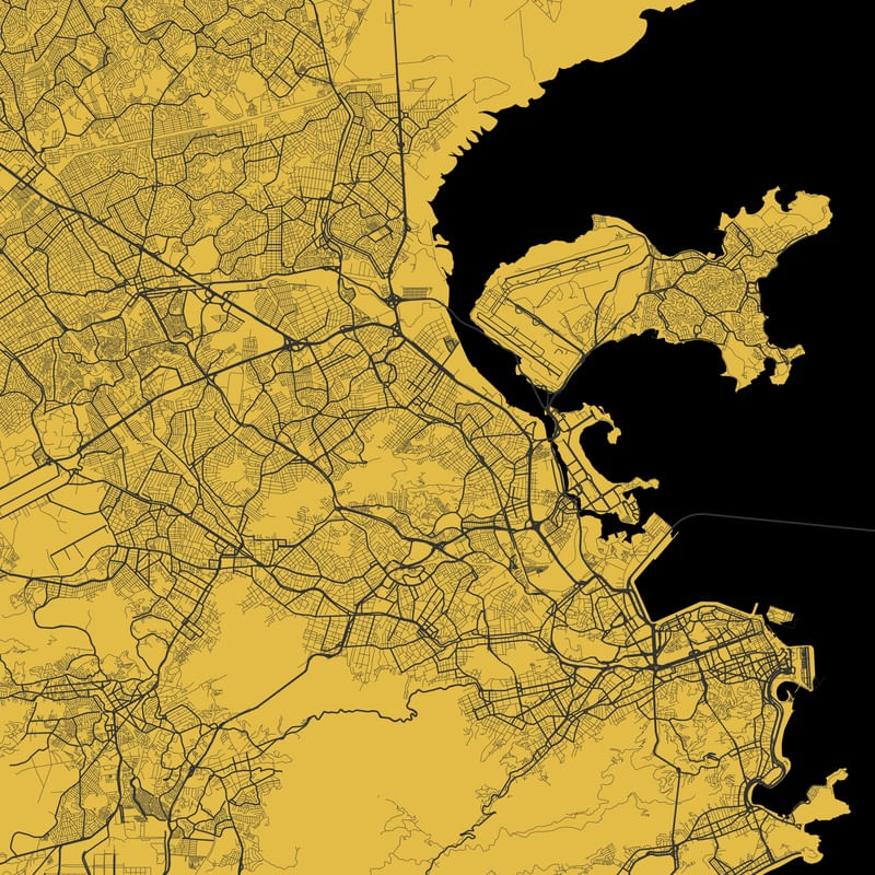 RIO DE JANEIRO TRAFFIC MAP YELLOW
