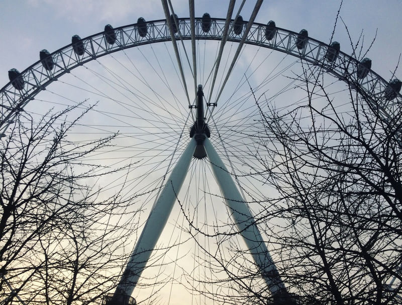 LONDON EYE E O CÉU