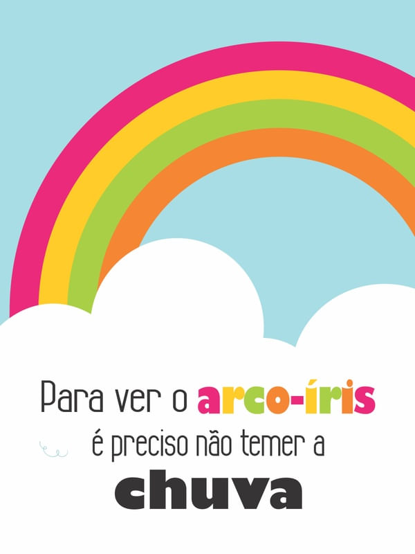 CHUVA E ARCO IRIS