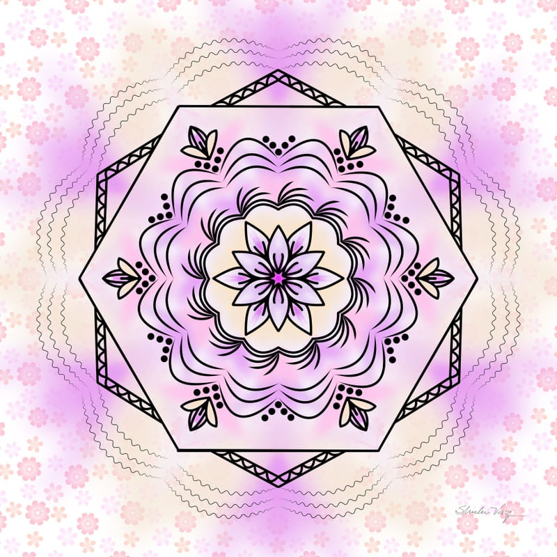 MANDALA FLOR DO CAMPO ESTAMPA