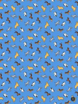 DOGS BLUE