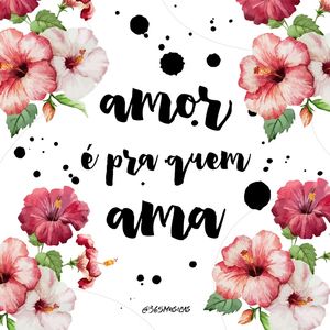 AMOR É PRA QUEM...
