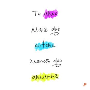 ONTEM E AMANHÃ